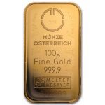 Austrian Mint Fine Gold Bar 100g C