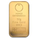 Austrian Mint Fine Gold Bar 50g C