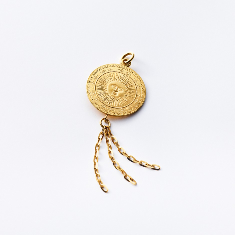 Austrian Mint Gold Sun Pendant