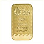 Britannia Gold Bar 1oz Back