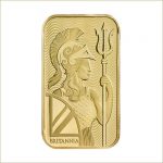 Britannia Gold Bar 1oz Front